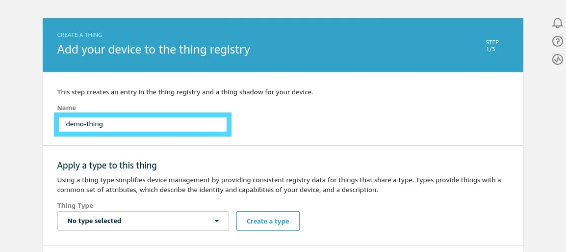 AWS IoT Device naming