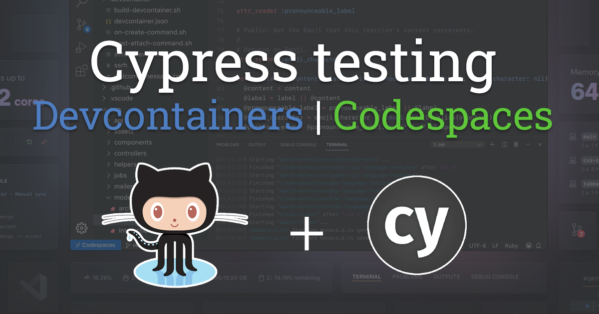 Cypress Testing in Devcontainers and GitHub Codespaces