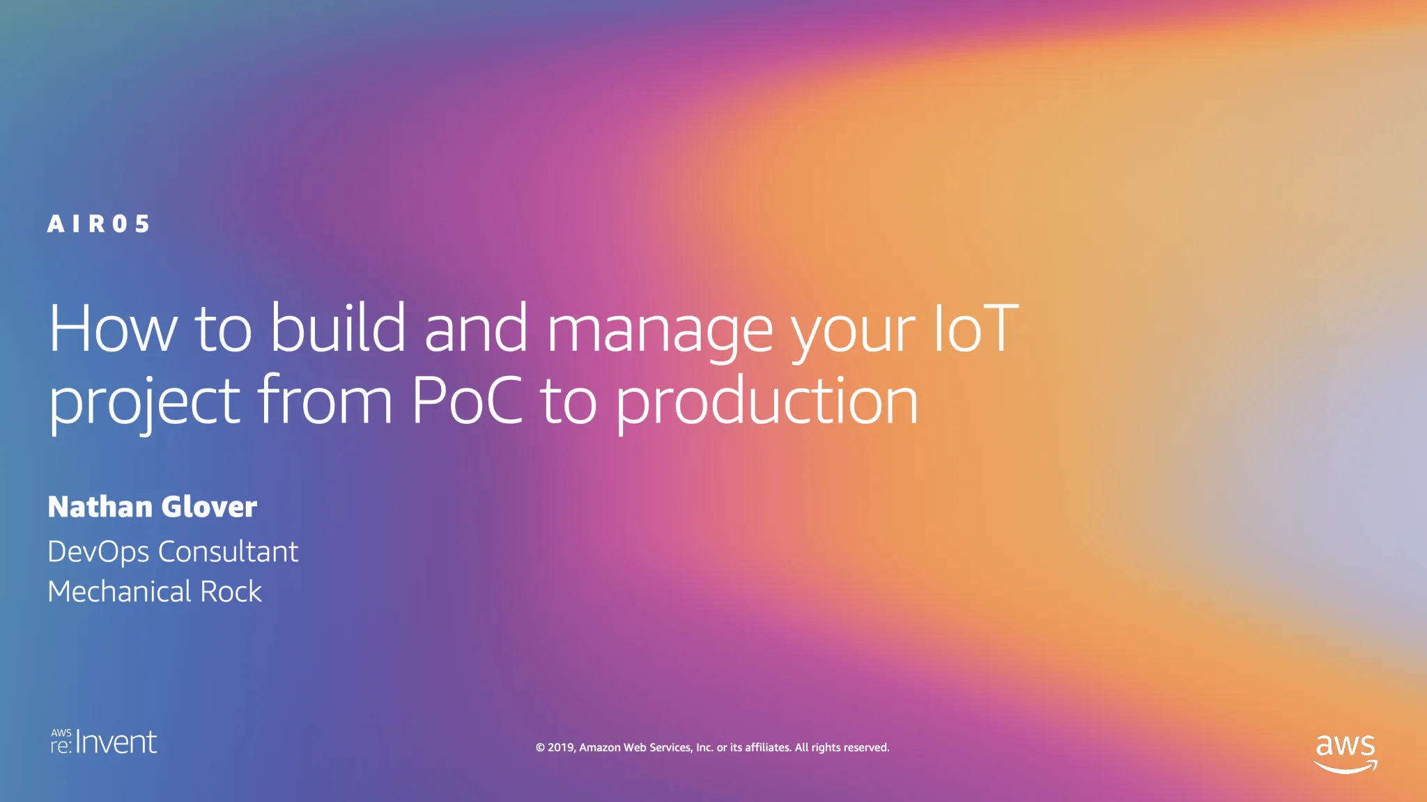 How to Build and Manage your IoT Project from PoC to Production