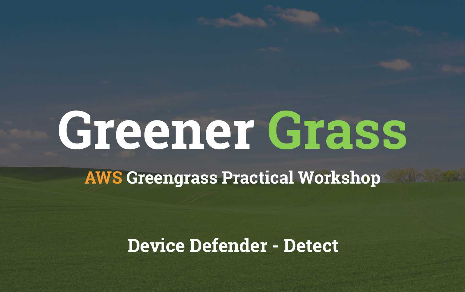 Greengrass - Device Defender - Detect