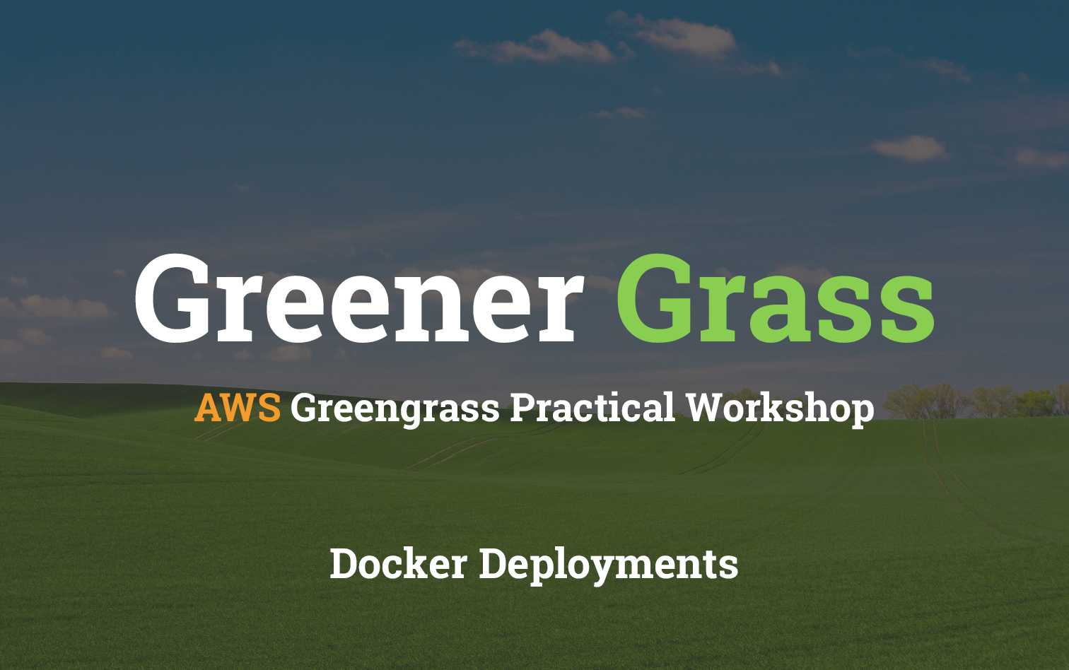 Greengrass - Docker Deployments