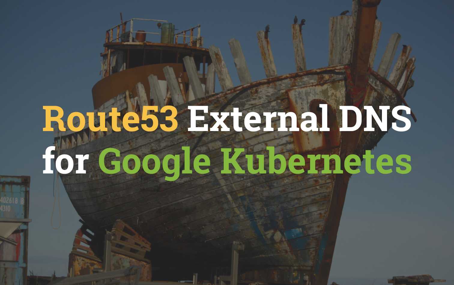 Route53 External DNS management from GKE