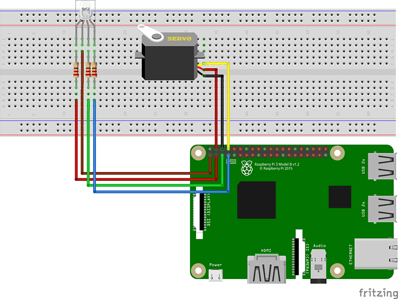 Alexa Cat Feeder Schematic