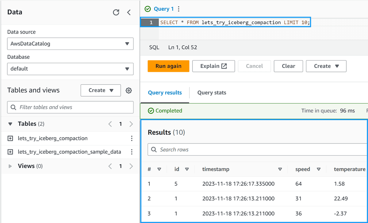 Verify data was loaded