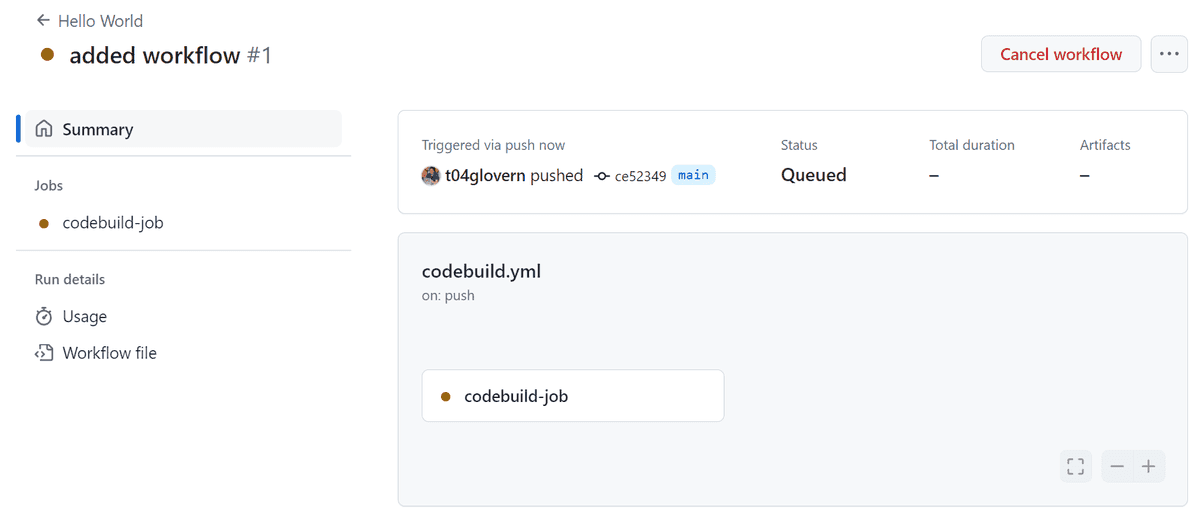 GitHub Actions Workflow