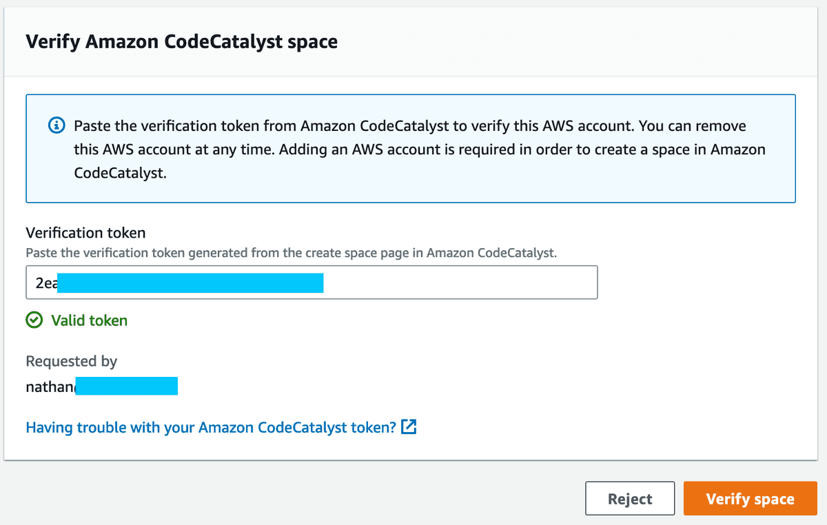 Verify in AWS