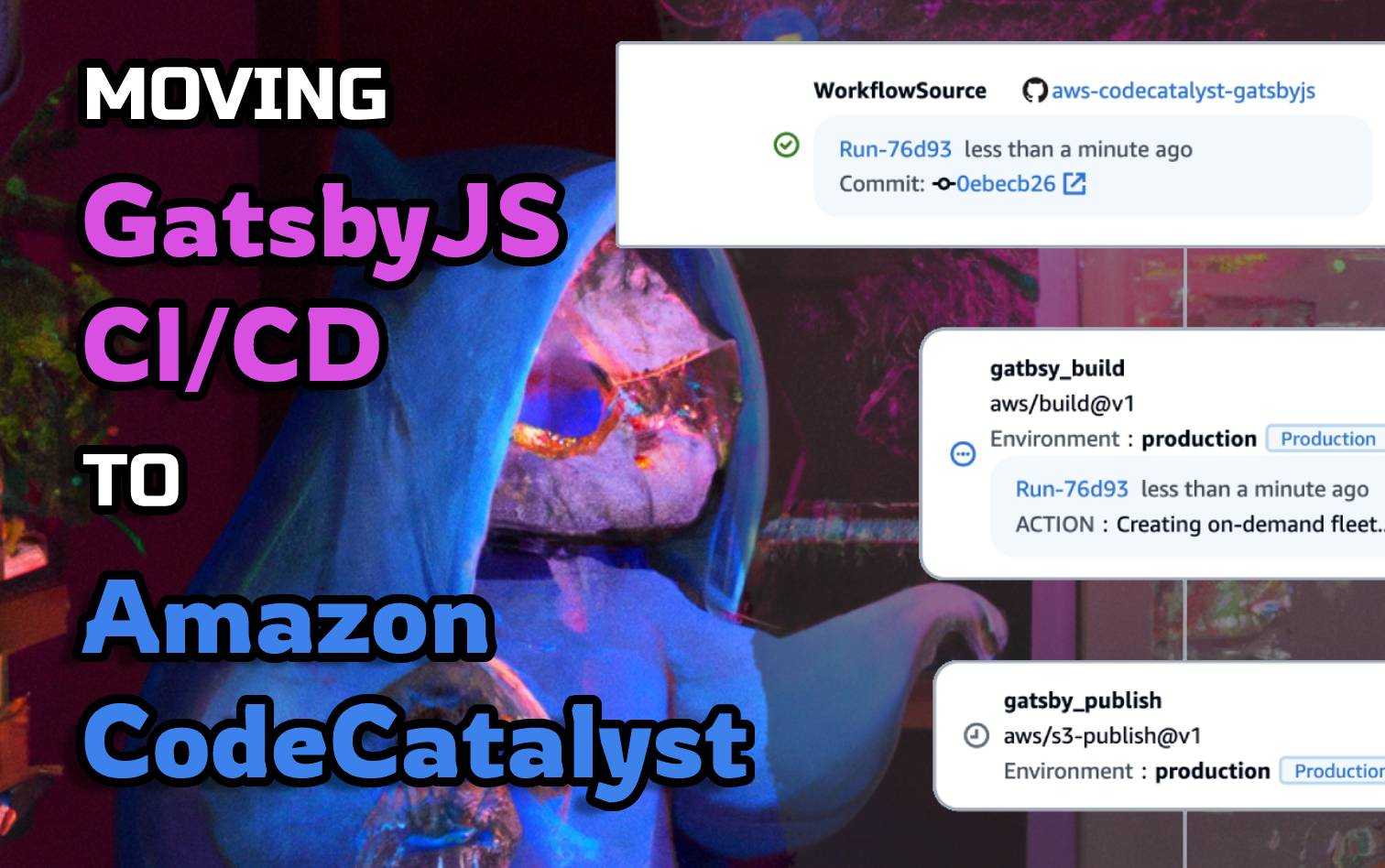 Migrate to Amazon CodeCatalyst - GatsbyJS example