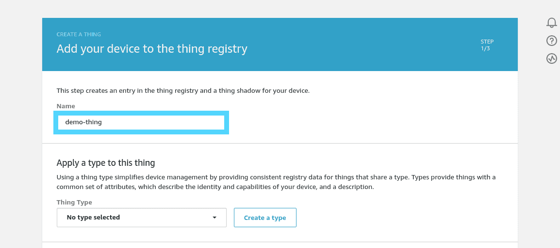 AWS IoT Device naming