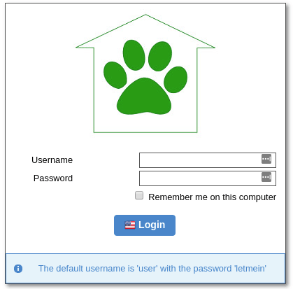 ACM login screen
