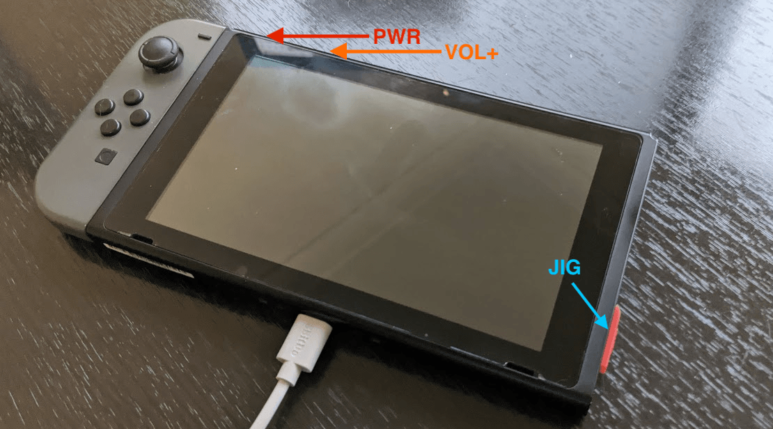 Switch booting to RCM