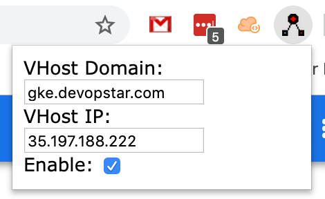 Istio Virtual Host setup