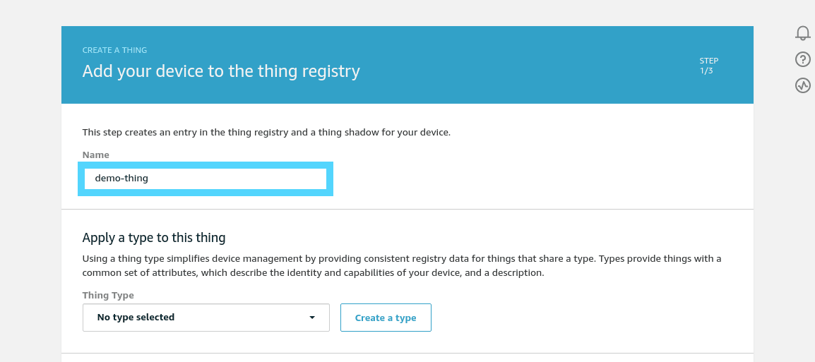 AWS IoT Device naming