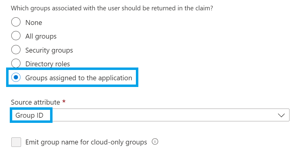 Group Claim customizations