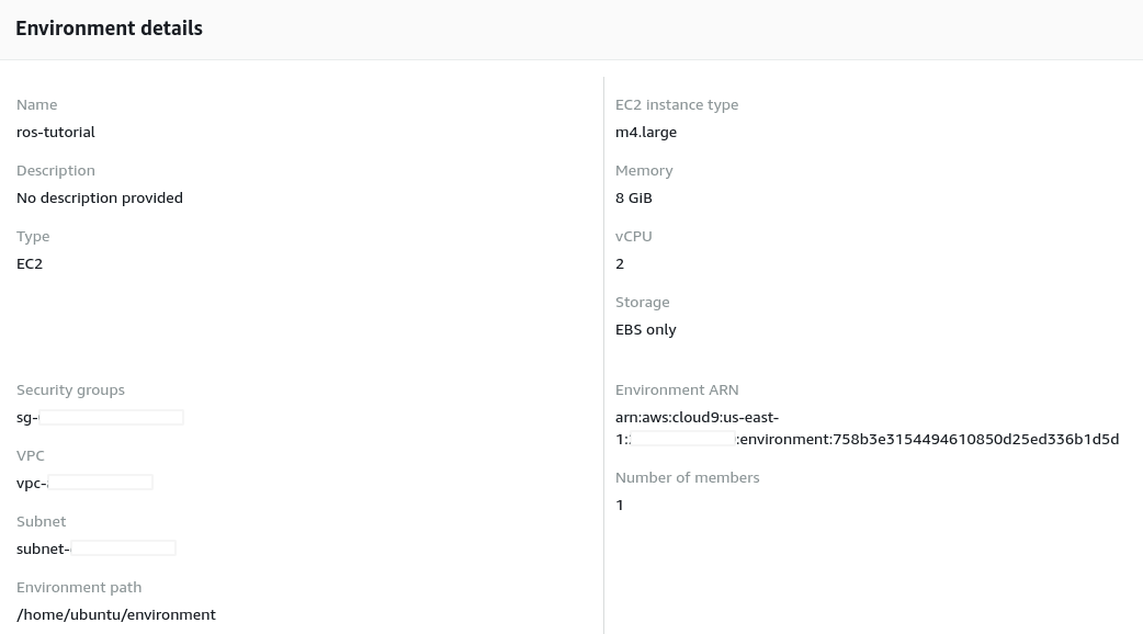 Cloud9 Remove Environment