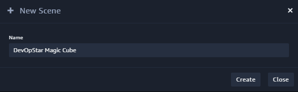 aws sumerian new scene box