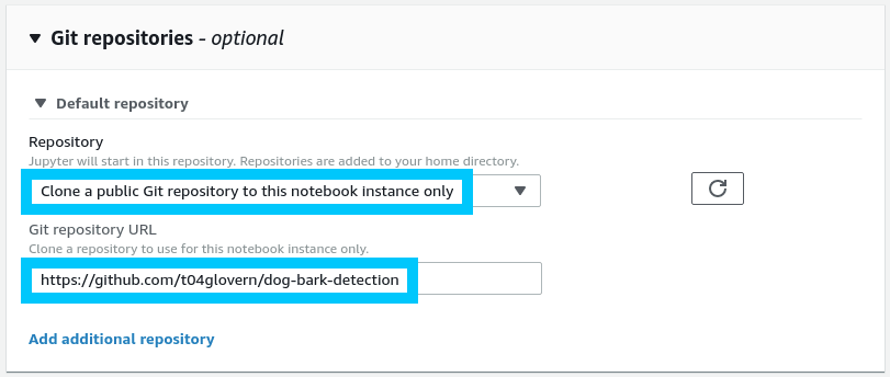 SageMaker Repository bootstrap