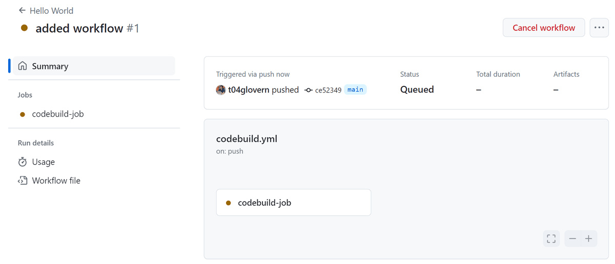 GitHub Actions Workflow